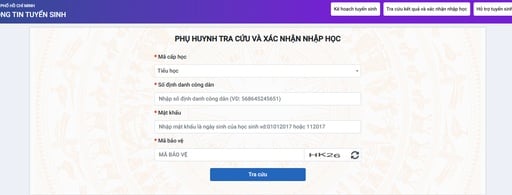 TP.HCM: Nộp hồ sơ nhập học lớp 1 và lớp 6 từ ngày 11/7 đến 20/7