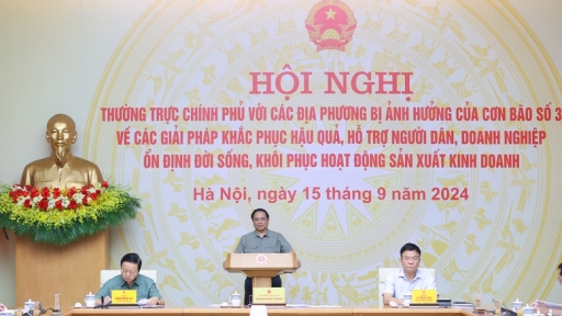 Khẩn trương khắc phục hậu quả mưa bão, nhanh chóng ổn định tình hình, khôi phục sản xuất, thúc đẩy tăng trưởng