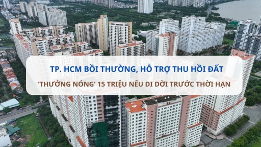 TP đông dân nhất Việt Nam 'thưởng nóng' 15 triệu đồng nếu di dời trước thời hạn khi thu hồi đất