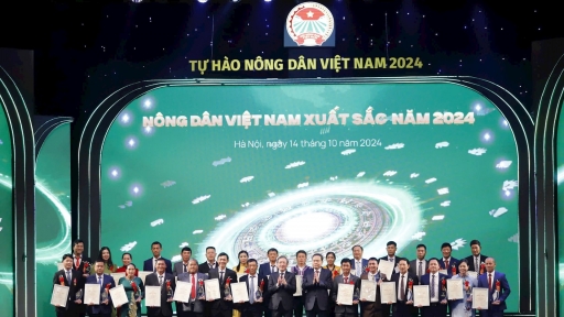 Tôn vinh 63 nông dân xuất sắc, 63 hợp tác xã tiêu biểu toàn quốc 2024