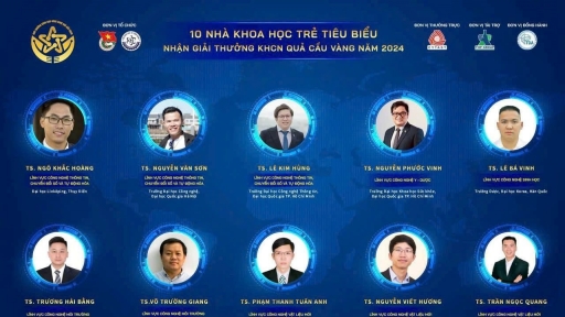 10 nhà khoa học trẻ nhận giải thưởng Quả cầu Vàng 2024