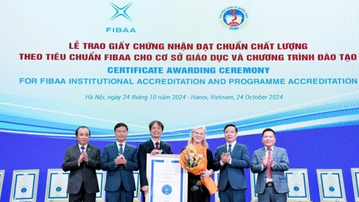 Trường đại học Kinh tế quốc dân đạt chuẩn chất lượng giáo dục quốc tế của FIBAA