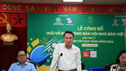 Giải bóng bàn Hội Nhà báo Việt Nam 2024 có nhiều đổi mới