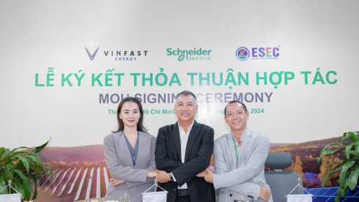 VinFast Energy, Schneider Electric và ESEC hợp tác thúc đẩy giải pháp pin lưu trữ và quản lý năng lượng