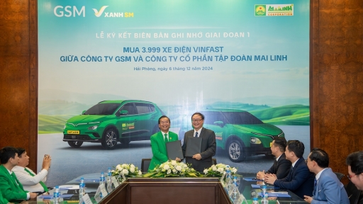 Taxi Mai Linh mua và thuê 3.999 ô tô điện VinFast từ GSM để chuyển đổi xanh