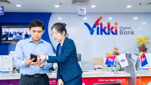 Vikki Digital Bank tấp nập đón khách tới giao dịch