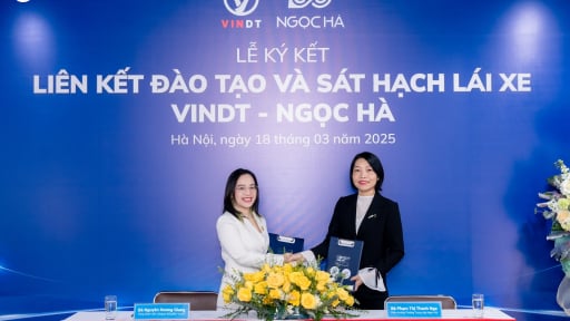 VinDT – Trường trung cấp Ngọc Hà liên kết đào tạo lái xe bằng xe điện, nâng cao trải nghiệm cho học viên tại Hà Nội