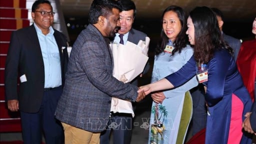 Tổng thống Sri Lanka Anura Kumara Dissanayaka bắt đầu thăm cấp Nhà nước đến Việt Nam