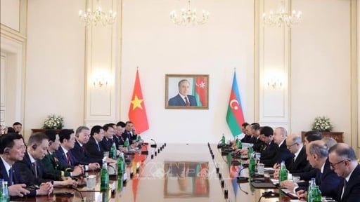 Tổng Bí thư Tô Lâm hội đàm với Tổng thống Azerbaijan
