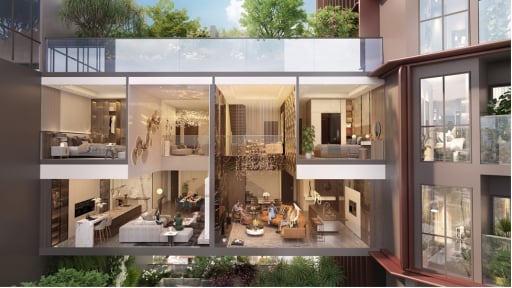 Căn hộ Duplex tại Sun Symphony Residence: Kiệt tác thượng lưu bên dòng sông Hàn