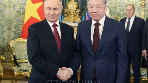 Tổng Bí thư Tô Lâm hội đàm với Tổng thống Nga Vladimir Putin