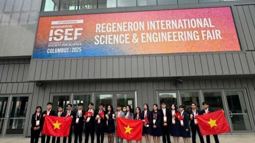Việt Nam lập thành tích lịch sử tại Hội thi Khoa học kỹ thuật quốc tế 2025