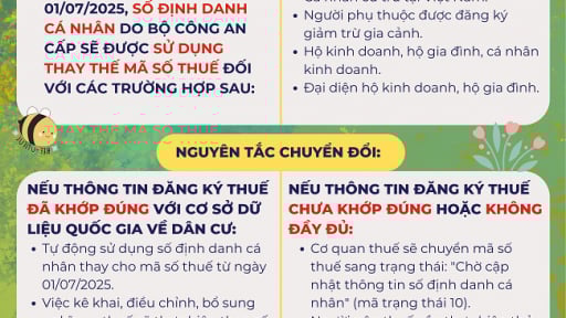 Sử dụng số định danh cá nhân thay thế mã số thuế trong nhiều giao dịch