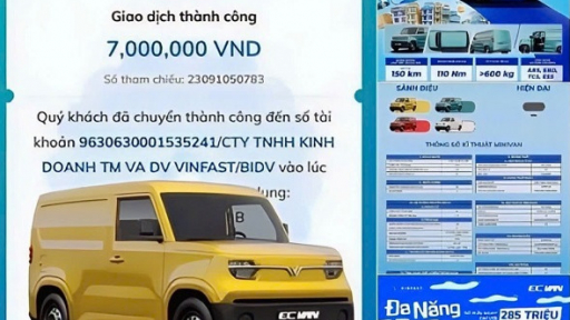 Khách hàng Việt háo hức khoe “bấm nút” chốt cọc sớm VinFast EC Van