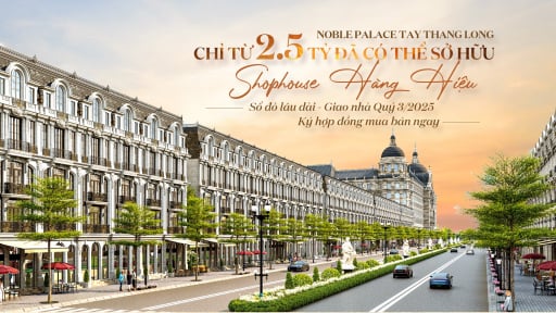 Noble Palace Tay Thang Long chỉ từ 2.5 tỷ đã có thể sở hữu Shophouse Hàng Hiệu Sổ đỏ lâu dài Giao nhà Quý 3/2025, Ký hợp đồng mua bán ngay