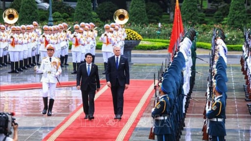 Chủ tịch nước Lương Cường chủ trì lễ đón Tổng thống Lithuania thăm chính thức Việt Nam