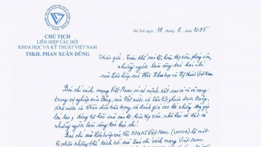 Chủ tịch Liên hiệp các Hội Khoa học và Kỹ thuật Việt Nam chúc mừng Ngày Báo chí cách mạng Việt Nam