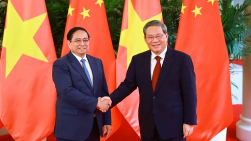 Thủ tướng Phạm Minh Chính hội đàm với Thủ tướng Trung Quốc Lý Cường