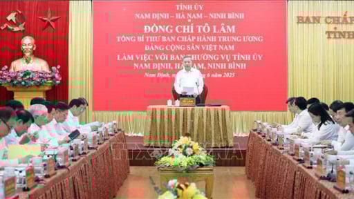 Tổng Bí thư Tô Lâm: Kiến tạo một không gian phát triển hiện đại và năng động với Ninh Bình giữ vai trò trung tâm