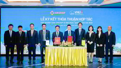 Tập đoàn Sun Group đồng hành cùng Đại học Quốc gia Hà Nội trong đào tạo phát triển thế hệ trẻ