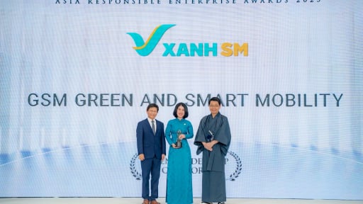 Xanh SM được vinh danh giải thưởng Lãnh đạo xanh châu Á năm 2025
