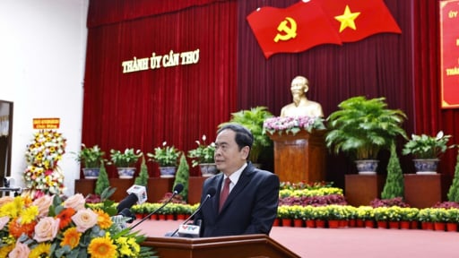 Chủ tịch Quốc hội Trần Thanh Mẫn dự Lễ công bố thành lập TP. Cần Thơ mới