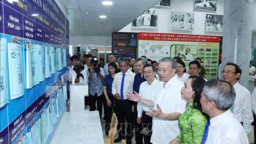 Tổng Bí thư Tô Lâm khảo sát thực tế mô hình tổ chức chính quyền địa phương 2 cấp tại TPHCM