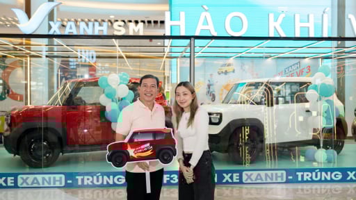 Đặt taxi Xanh SM, rinh ô tô điện VinFast VF 3 về nhà