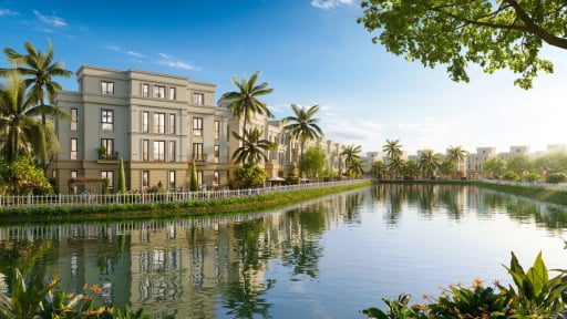 Biệt thự song lập giãn xây ven hồ: “Hàng hiếm” hút nhà đầu tư tại Vinhomes Green City