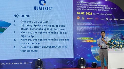 Tiêu chuẩn và đo lường – Góc nhìn từ QUATEST 3 tại Hội thảo Ngành điện và năng lượng xanh Việt Nam