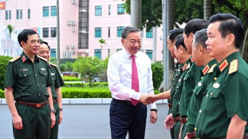 Phát biểu của Tổng Bí thư Tô Lâm tại buổi làm việc với Tổng cục Chính trị QĐND Việt Nam