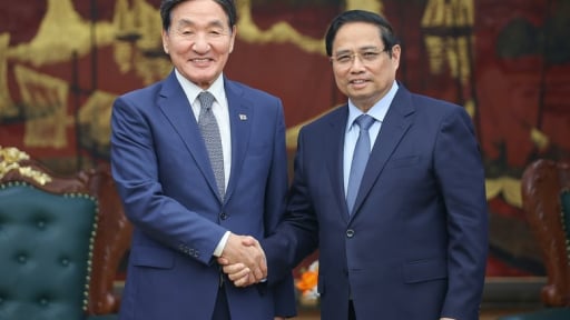 Thủ tướng Phạm Minh Chính tiếp Đặc phái viên của Tổng thống Hàn Quốc