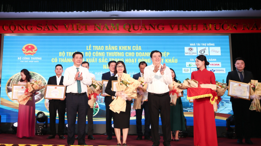 Vedan được Bộ Công thương trao bằng khen vì thành tích nổi bật trong hoạt động xuất khẩu