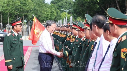 Tổng Bí thư Tô Lâm: Xây dựng Quân đoàn 12 là lực lượng cơ động chiến lược của Quân đội