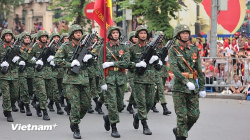Chùm ảnh: Các khối diễu binh của Quân đội nhân dân Việt Nam tại A80