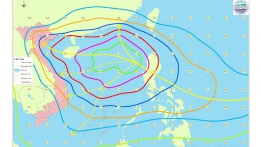 Bão số 7 sắp đổ bộ vào Biển Đông, hoàn lưu gây mưa lớn tại các tỉnh phía Bắc
