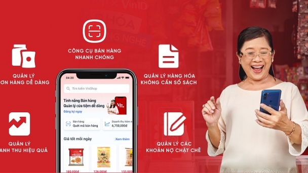 VinShop tung “tuyệt chiêu công nghệ” giảm gánh nặng cho chủ tạp hóa