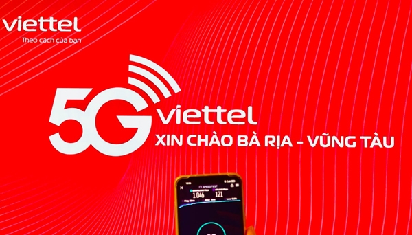 Viettel khai trương mạng 5G tại Bà Rịa - Vũng Tàu