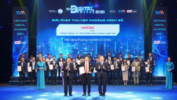 Viettel giành ngôi quán quân tại 'Vietnam Digital Awards” 2021.