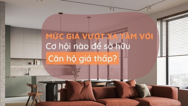 Mức giá vượt xa tầm với, cơ hội nào để sở hữu căn hộ giá thấp?