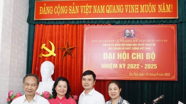 Đại hội Chi bộ Cơ quan Hội  KH&KT về Tiêu chuẩn và Chất lượng Viêt Nam nhiệm kỳ 2022 – 2025 thành công tốt đẹp