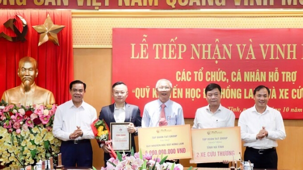 T&T Group hỗ trợ 5 tỷ đồng mở cánh cửa cho học sinh nghèo Hà Tĩnh vào đại học