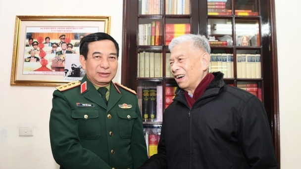 Đại tướng Phan Văn Giang tri ân, thăm hỏi các đồng chí nguyên lãnh đạo Đảng, Nhà nước, Quân đội
