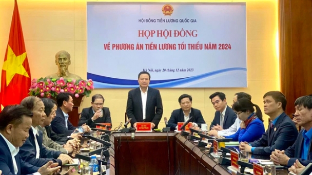 Thống nhất phương án lương tối thiểu vùng năm 2024 tăng 6% trình Chính phủ