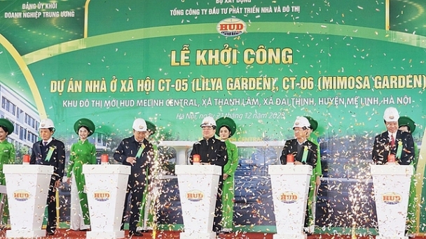 Hà Nội khởi công xây dựng 2 khu nhà ở xã hội tại huyện Mê Linh