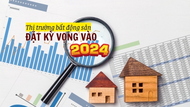 Thị trường địa ốc đặt nhiều kỳ vọng vào năm 2024