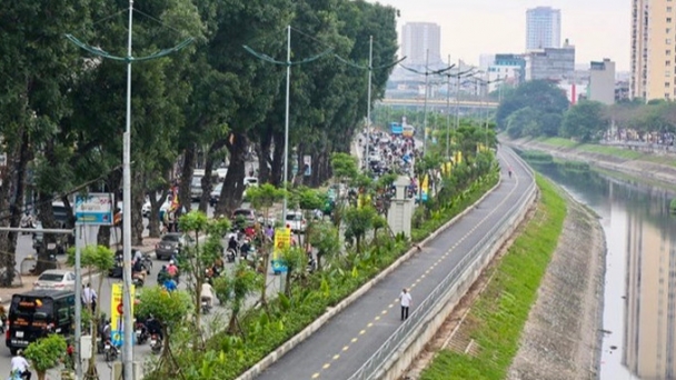 Hà Nội chuẩn bị đưa làn đường dành riêng cho xe đạp vào hoạt động