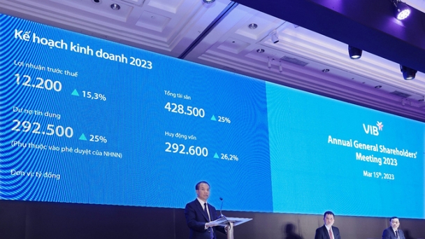 Năm 2024, VIB tăng vốn điều lệ thêm 17% lên 29.791 tỷ đồng