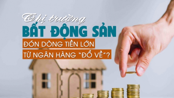 Thị trường bất động sản “đón” dòng tiền lớn từ ngân hàng đổ về?