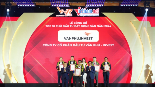 Văn Phú – Invest lần thứ 2 liên tiếp lọt vào danh sách Top 10 chủ đầu tư bất động sản